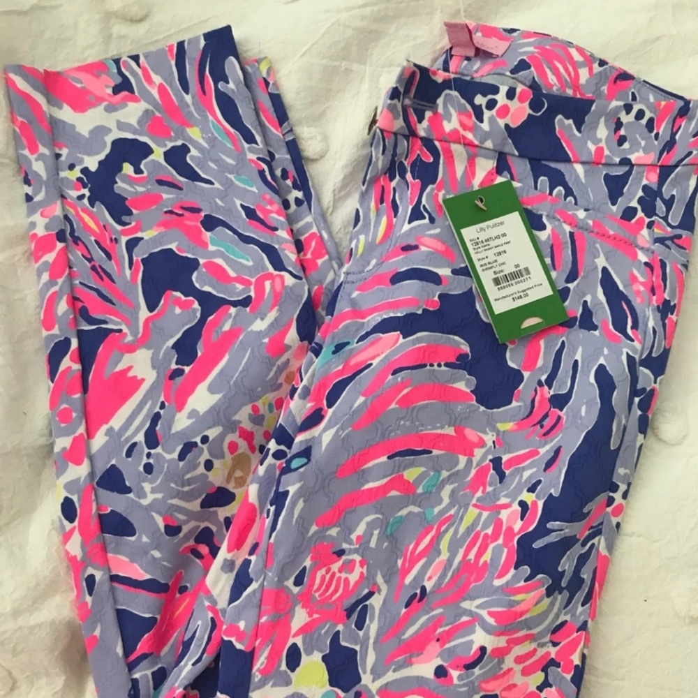 NWT Lilly Pulitzer pants size 00